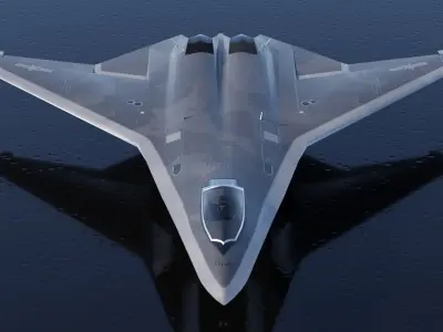 Shenyang J-50 Shadow Low-poly 3D model