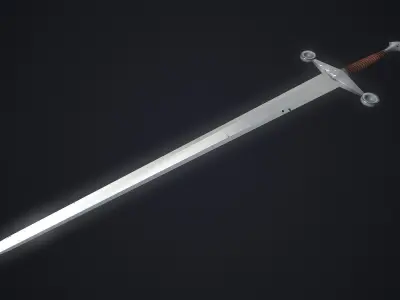 Medieval Sword - Low Poly Low-poly 3D model