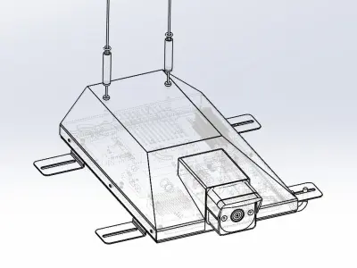 The outdoor camera mechanism 3D model
