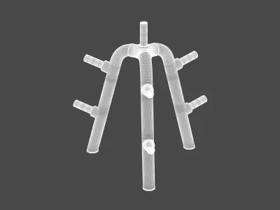 Technogym Plate Rack 3D model