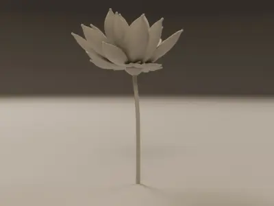 lotus flower 3D print model purchase