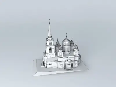 Cyril and Methodius Cathedral Free 3D model