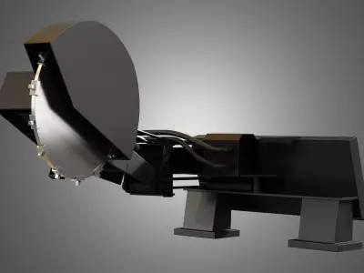 Stump Cutter - Spare Part for JCB Skid Steer Loader 3D model