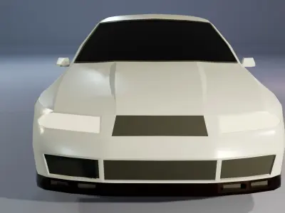 Low Poly gameready Nissan Skyline R32 Free low-poly 3D model