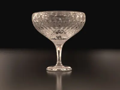 Crystal Glass Free 3D model