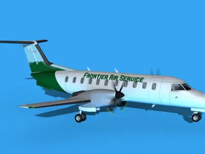Embraer EMB120 Frontier Air Service 3D model