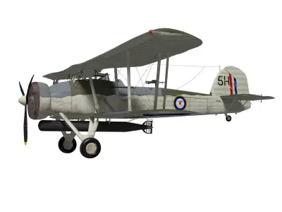fairey swordfish Mk1 3D model