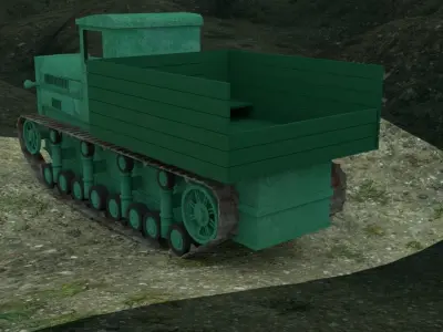 Tractor Comintern 3D model