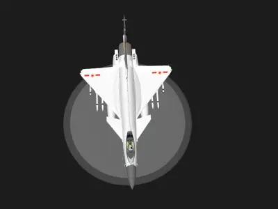 J-10C CGI 3D Model Low-poly 3D model