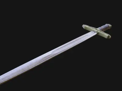 Silent Slayer Low-poly 3D model