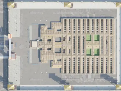 Silivri Prison Dungeon Realistic Low-poly 3D model