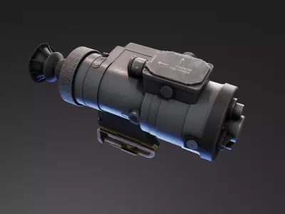 1PN51 Night Scope Low-poly 3D model