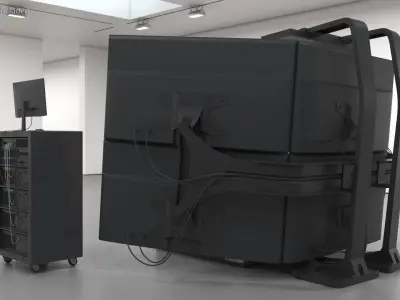 LX6 Medium Fidelity Simulator Platform 3D model