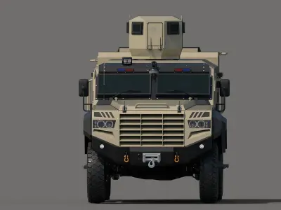 Roshel Senator EOD Low-poly 3D model