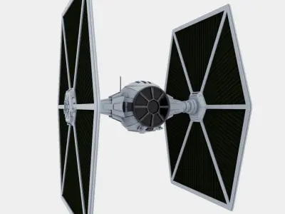 Tie Fighter Free 3D model