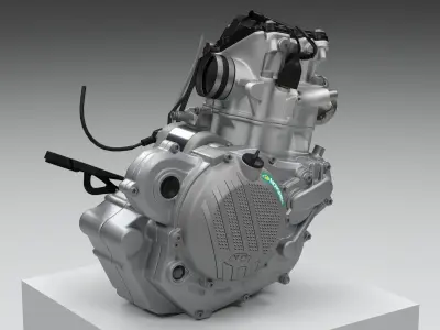 KTM EXC 450-500 4-STROKE ENGINE 3D model
