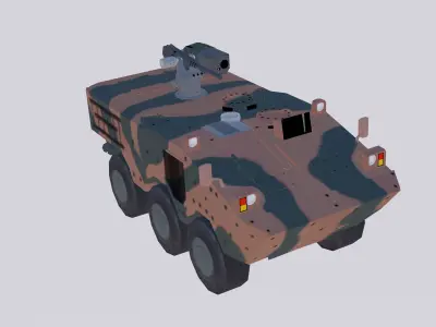 Iveco Guarani VBTP MR EB Low-poly 3D model