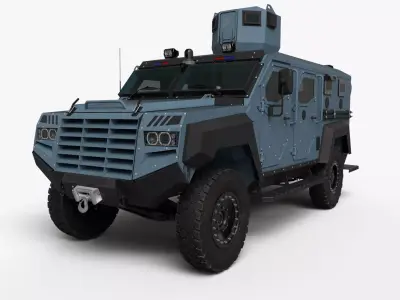 Roshel Senator ERV Low-poly 3D model