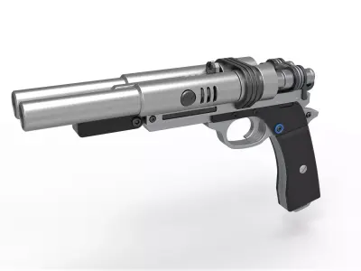 Blaster Pistol S-195 from the movie Solo A Star Wars Story 3D model