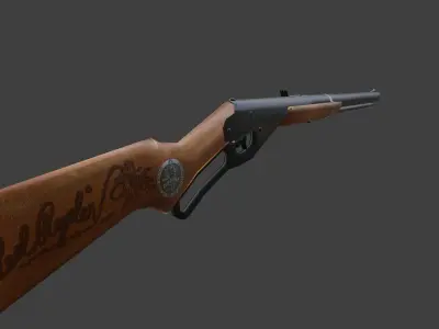 Red Ryder BB Gun Low-poly 3D model