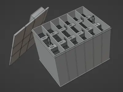 Car Battery - Detailed 3D model
