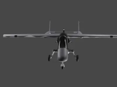 Bronco II - Advanced HIGH-PERF RECON LIGHT ATTACK AIRCRAFT - 3D model