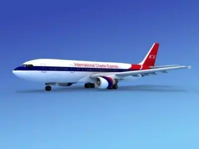 Airbus A300 Air Charter Intl 1 3D model