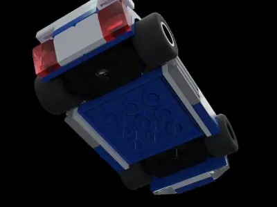 Lego Racers car Free 3D model