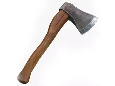 Axe PBR Low-poly 3D model