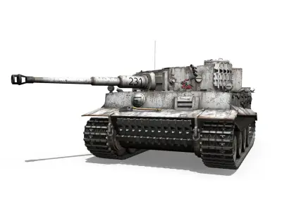 Panzer VI - Tiger - 231 - Early Production 3D model