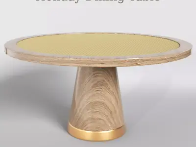 table dining table holiday table Free 3D model