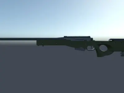I W M sniper rifle 3D model