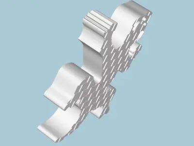 MakeIT Lizard Animal Shape 3D Model 3D model