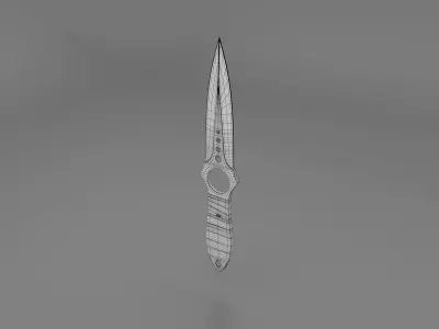 Skeleton Knife 3D model