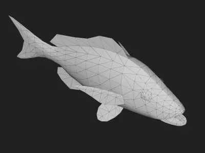 Grunt Low-poly 3D model