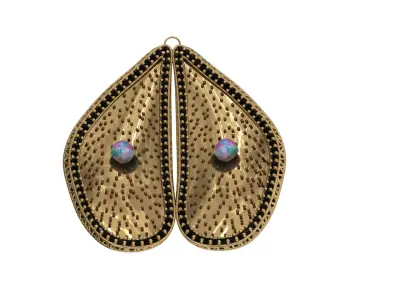 Sea Mussel Pendant 3D print model