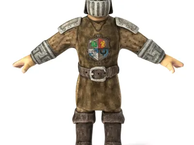 CASTEL GUARD Low-poly 3D model