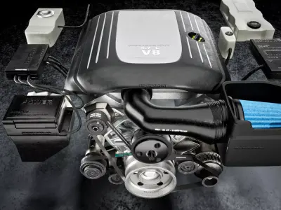 Hemi V8 engine model 3D model