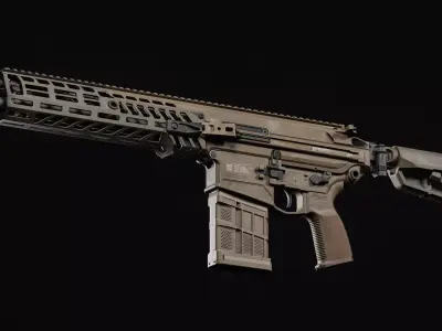 MCX Spear - M7 Low-poly 3D model