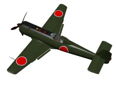 Nakajima Ki-115 Tsurugi 3D model