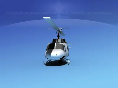 Bell UH-1N Philippines Air Force 3D model