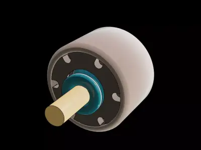 Regular Ball Joint with Classic Ball-and-Socket Housing 3D model