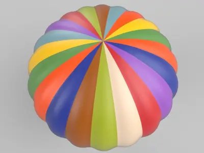 Hot air balloon 3D model