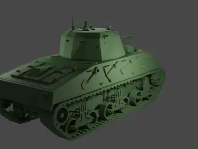  Nahuel DL 43 Low-poly 3D model