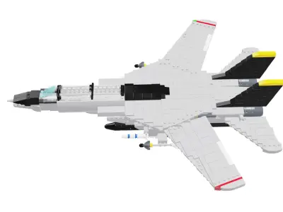 MocBricks3D - Lego F14 Tomcat 3D print model