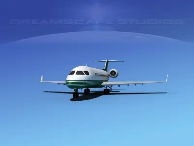 Bombardier Challenger 850 V01 3D model
