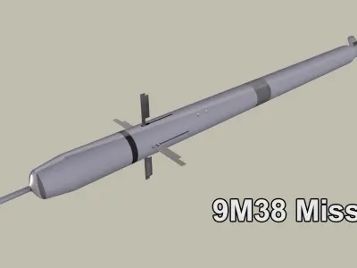 Rockets And Gun Pods Collection Low-poly 3D model