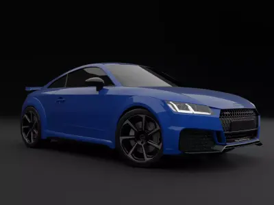 Audi TT RS 2019 Free 3D model