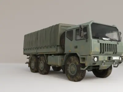 Military Truck Iveco 250M 3D model