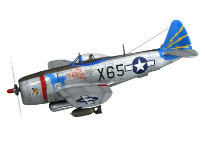 Republic P-47M Thunderbolt - The Trojan Warhorse 3D model